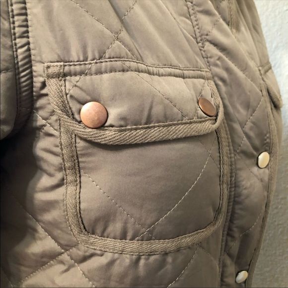 Thread & Supply Fleece Lined Quilted Utility Jacket Size Small - Picture 10 of 13